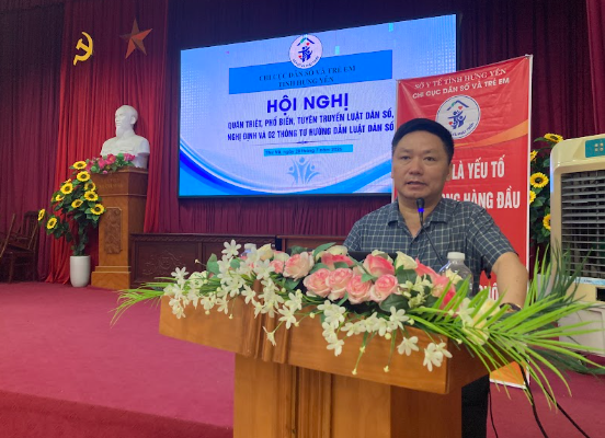 Hưng Yên tổ chức Hội nghị phổ biến Luật Dân số cho đội ngũ cán bộ cơ sở 